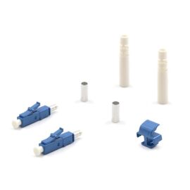 Коннектор разобранный LC/UPC, SM, Duplex, феррул, кабель 3мм