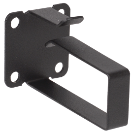 Кольцо кабельное 70x44мм с площадкой, уп.4шт, черное, ITK CR05-7044-PL