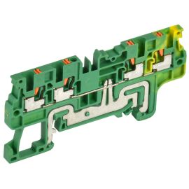 Клемма пружинная CP-MC-PEN, Push-in, земля, 4 вывода, 1,5мм2, IEK YCT22-03-4-K52-001