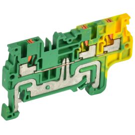 Клемма пружинная CP-MC-PEN, Push-in, земля, 3 вывода, 1,5мм2, IEK YCT22-03-3-K52-001