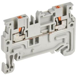 Клемма пружинная CP, Push-in, 1,5мм2, серая, IEK YCT20-00-K03-001