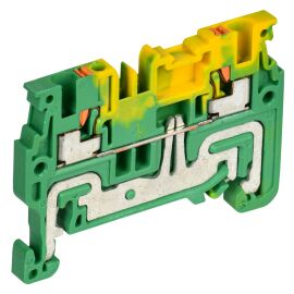Клемма пружинная CP-PEN, Push-in, земля, 1,5мм2, желто-зеленая, IEK YCT21-00-K52-001