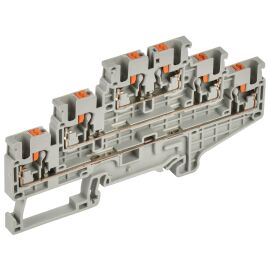 Клемма пружинная CP-ML, Push-in, 3 уровень, 2,5мм2, серая, IEK YCT23-00-3-K03-002