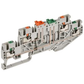 Клемма пружинная CP-ML, Push-in, 2 уровень, 2,5мм2, серая, IEK YCT23-04-2-K03-002 