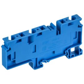 Клемма пружинная CX10-3, BU, трехконтактная, 10мм2, синяя, IEK AF-CT40-00-3-K07-010 