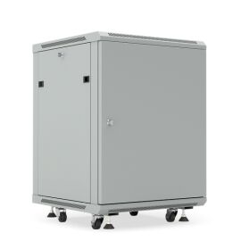 Шкаф настенный 19", 27U, 1304x600х450мм, металлическая дверь, серый, DANNMAN WXP2745SFGY