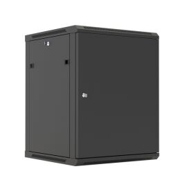Шкаф настенный 19", 27U, 1304x600х800мм, металлическая дверь, черный, DANNMAN WXP2768SBK
