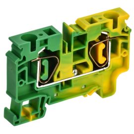 Клемма пружинная CX10, PE, проходная, 10мм2, заземляющая, IEK AF-CT41-00-K52-010