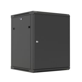 Шкаф настенный 19", 22U, 1086x600х450мм, металлическая дверь, черный, DANNMAN WXP2245SBK