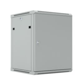 Шкаф настенный 19", 22U, 1086x600х450мм, металлическая дверь, серый, DANNMAN WXP2245SGY