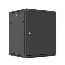 Шкаф настенный 19", 22U, 1086x600х600мм, металлическая дверь, черный, DANNMAN WXP2266SBK
