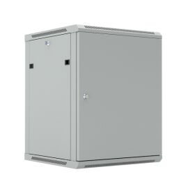 Шкаф настенный 19", 22U, 1086x600х600мм, металлическая дверь, серый, DANNMAN WXP2266SGY