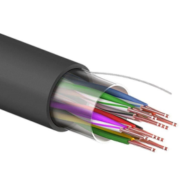 Кабель FTP 10 пар, Кат.5e, внеш., 0,50мм, PE, черный, уп.305м, REXANT 01-1204