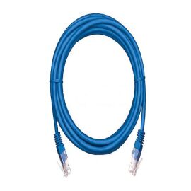 Патч-корд 4 пары, 2хRJ45, 0,5м, Кат.5e, UTP, синий, PVC нг(B), EC-PC4UD55B-BC-PVC-005-BL-10
