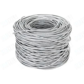 Кабель U/UTP 4 пары, Кат.5e, внутр., 0,48мм, PVC, серый, 305м, SIBLAN T-439