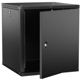 ITK LINEA W Шкаф настенный 12U 600х600мм дверь металл черный 2.0