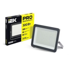 Прожектор СДО 07-300 светодиодный серый IP65 IEK