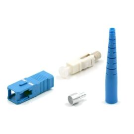 Коннектор разобранный SC/UPC, FTTH, SM, Simplex, феррул, кабель 3х2мм (уп.200шт)