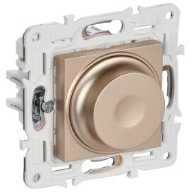 SKANDY Светорегулятор поворотный с индикацией 600Вт SK-D01Sa песочный IEK