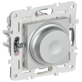 SKANDY Светорегулятор поворотный с индикацией 600Вт SK-D01S серебряный IEK