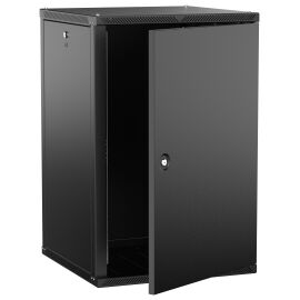 ITK LINEA W Шкаф настенный 18U 600х600мм дверь металл черный 2.0