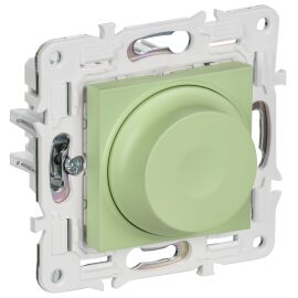 SKANDY Светорегулятор поворотный с индикацией 600Вт SK-D01G мятный IEK