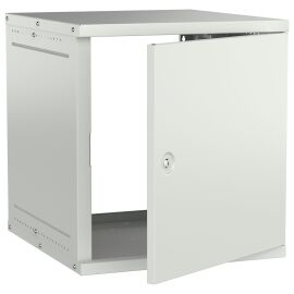 Шкаф настенный 19" 12U 600х650мм металлическая дверь серый GENERICA