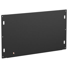Стенка задняя 600мм для шкафа 6U черная GENERICA