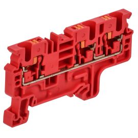 Клемма пружинная CP-MC, Push In, 3 вывода, 4мм2, красная, IEK AF-CT22-00-3-K04-004