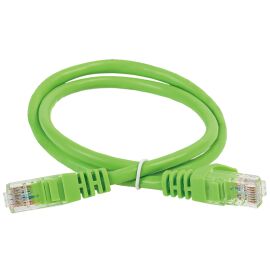 Патч-корд 4 пары, 2хRJ45, 10м, Кат.5e, UTP, зеленый, PVC, GENERICA PC02-C5EU-10M-G