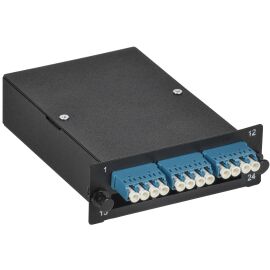 ITK Кассета для кросса ST OS2 MPO female 3хLC-quad (12 ОВ)