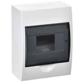 Корпус пластиковый ЩРН-П-6 черная прозрачная дверь IP41 GENERICA