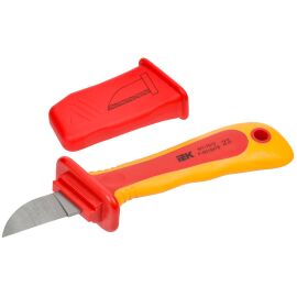 Нож для снятия изоляции прямой, К1, IEK A2L3-KN12-K1-02