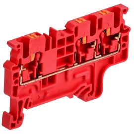 Клемма пружинная CP-MC, Push In, 3 вывода, 2,5мм2, красная, IEK AF-CT22-00-3-K04-002