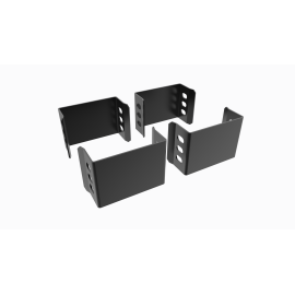 Комплект для скрепления шкафов серии SXT, ТXQ (4 скобы + 16 винтов), черный, DANNMAN 4064169