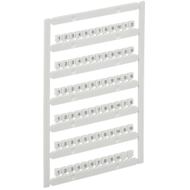 Маркер для CTS-ML 3 уровня 2,5мм2, с символами "1-10", IEK AF-CT10D-M-D25-01-3