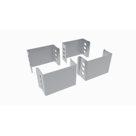 Комплект для скрепления шкафов серии SXT, ТXQ (4 скобы + 16 винтов), серый, DANNMAN 4064167