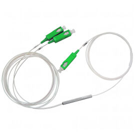 Делитель оптический PLC, 1х2, микрокорпус, 0,9мм, SC/APC