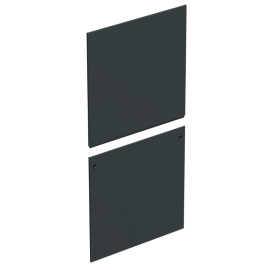 Панель боковая 2 секции 45U тип A 1200мм, черная, ITK ZP-SP05-45U-A-1200-R