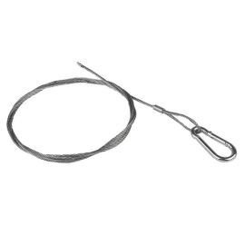 Трос стальной с карабином 2 м (2 мм) EKF                                                            