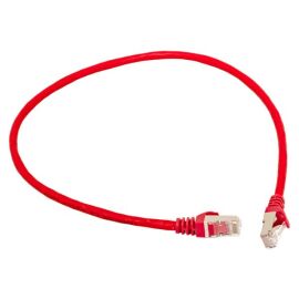 Патч-корд TERACOM CS Cat.6A экран. S/FTP LSZH красный (0,5м)                                        