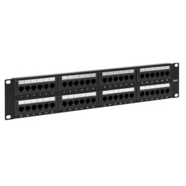Патч-панель TERACOM CS 19'' Cat.6A 1U полный экран STP 24 порта RJ-45 Dual IDC с органайзером       
