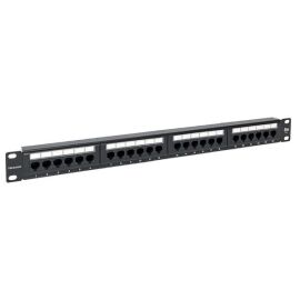 Патч-панель 1U, 19'', 24хRJ45, UTP, кат.5e, тип 110, TERACOM TRC-PPNL-5EUTP-1U24