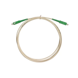 Шнур оптический SC/APC-SC/APC, S7, 10м, Simplex, белый, ССД 130201-03753