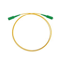 Шнур оптический SC/APC-SC/APC, SM, 10м, Simplex, желтый, ССД 130202-06771