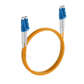 Шнур оптический LC/UPC-LC/UPC, 2м, Duplex, желтый, LSZH, SPL-NTSS-DPC-PM-9-LC/U-LC/U-3.0-2