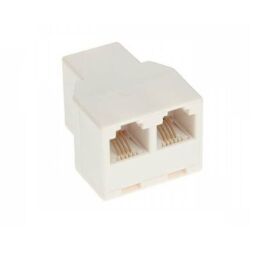 Телефонный двойник RJ-14(6P4C) (гнездо - 2 гнезда), REXANT 03-0032