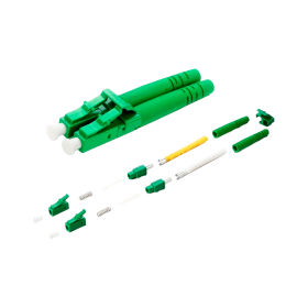 Коннектор разобранный LC/APC, SM, Duplex, феррул, кабель 3мм, SIBVOLS P-424