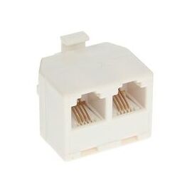 Телефонный двойник RJ-14(6P4C) (штекер - 2 гнезда), REXANT 03-0031