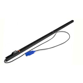 Блок розеток вертик. 36 гнезд C13+6 гнезд C19, 32A, черный, каб., 2,5м, DANNMAN 7000150